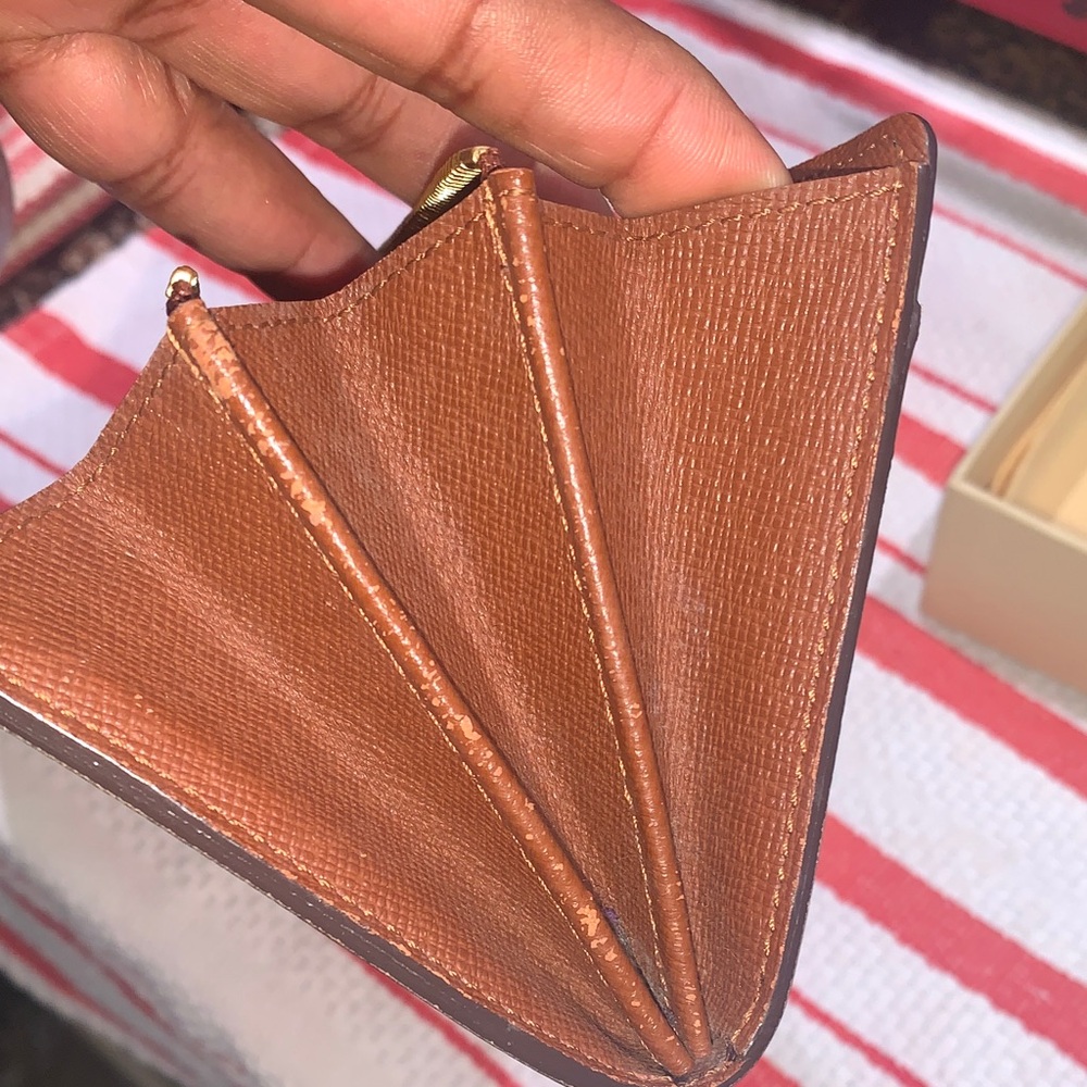 Louis Vuitton Monogram Canvas Large Flap Wallet in Brown and Gold - Picture 3 of 8
